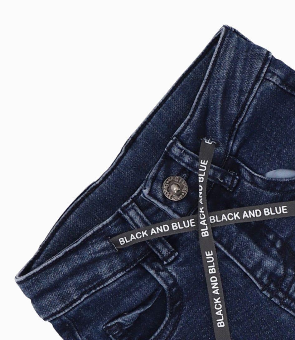 Jeans bebé pitillo azul Black and Blue-2