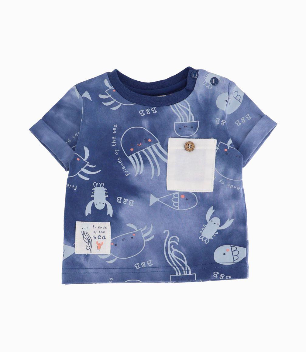 Conjunto Océano Recién Nacido Azul Piedra Black and Blue-1