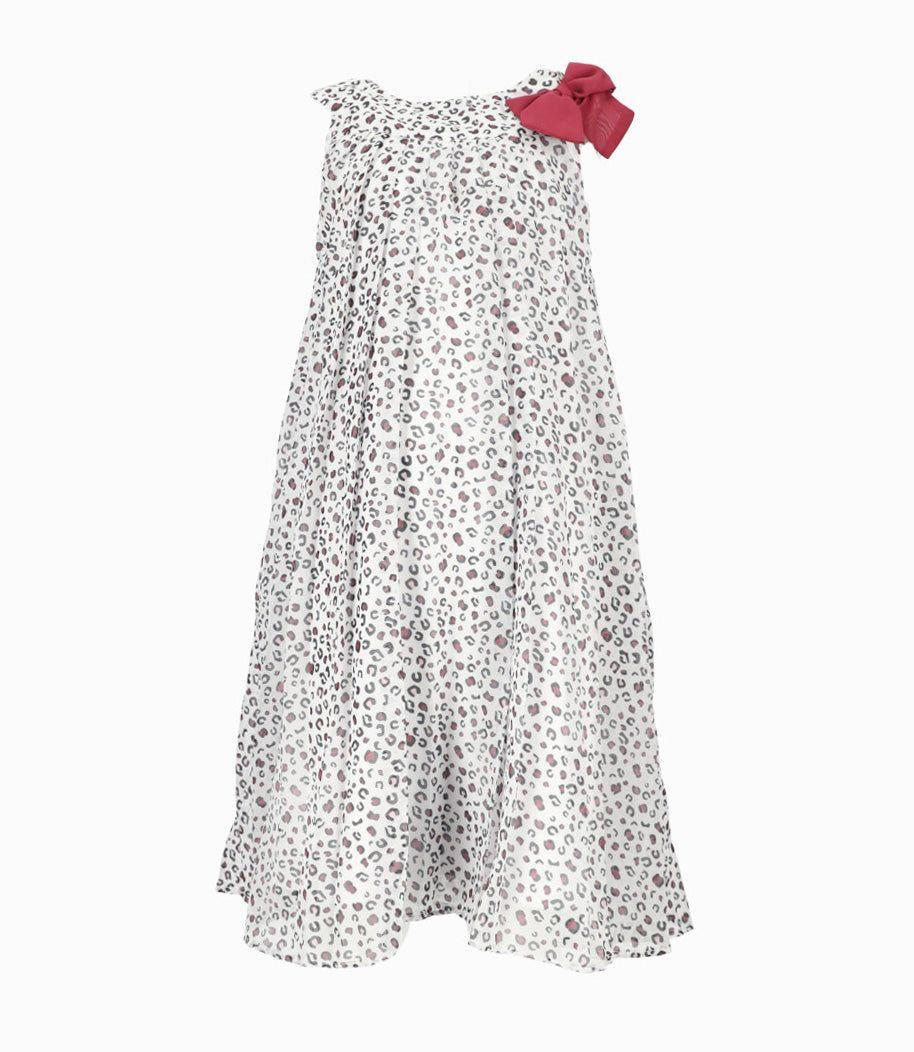 Vestido niña cuello halter blanco Limonada-0
