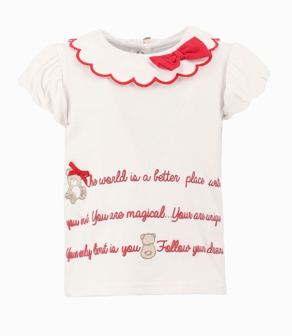 Polera Bebé Con Osos Rojo-2