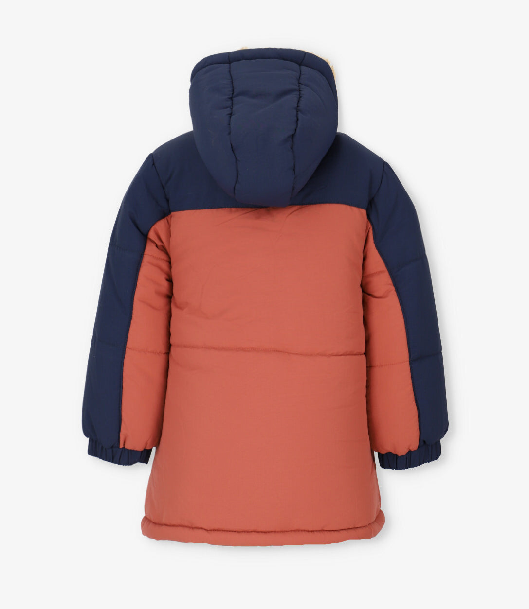 Parka niño repelente al agua azul marino Black and blue-2
