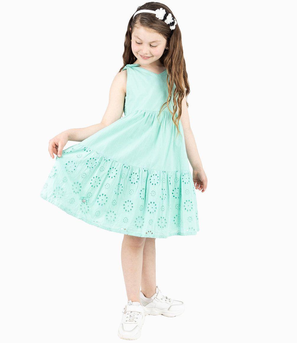 Vestido Niña Con Flores-8