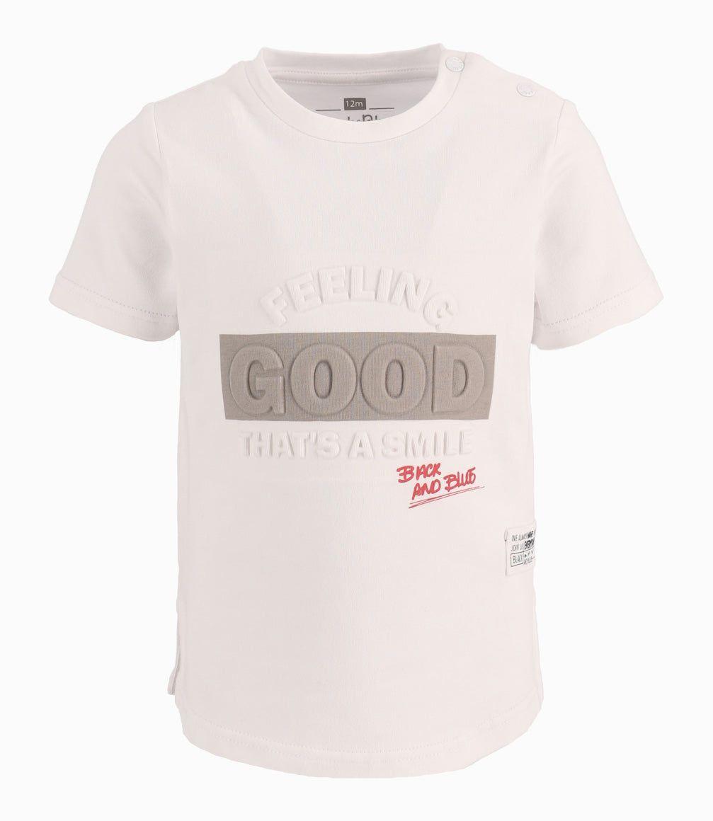 Polera Bebé Con Estampado En Relieve Blanco-2