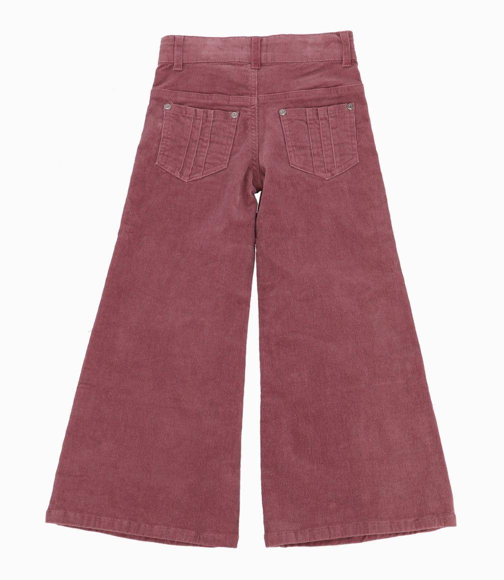 Pantalón Niña Acampanados Limonada Uva-1