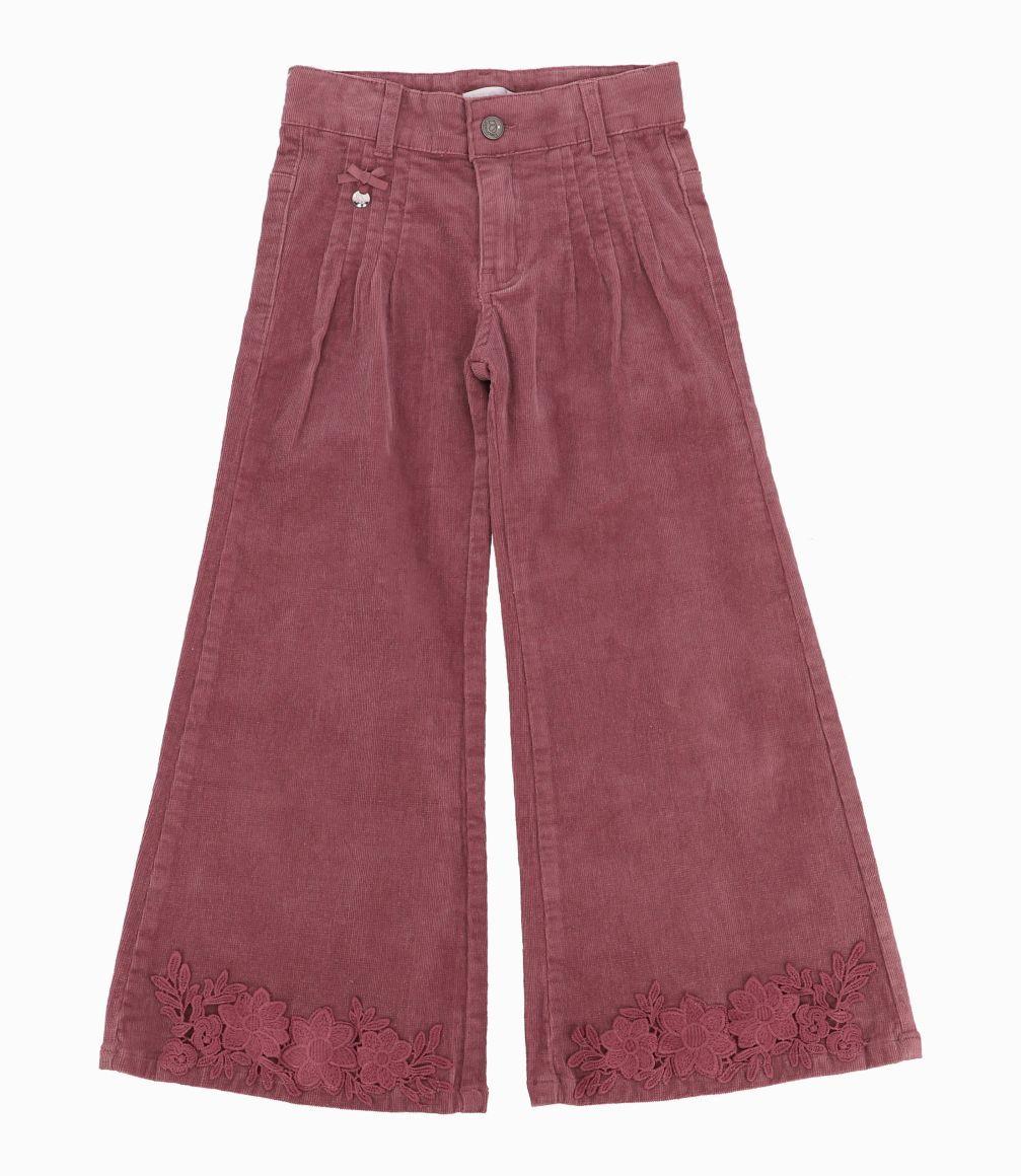 Pantalón Niña Acampanados Limonada Uva-0