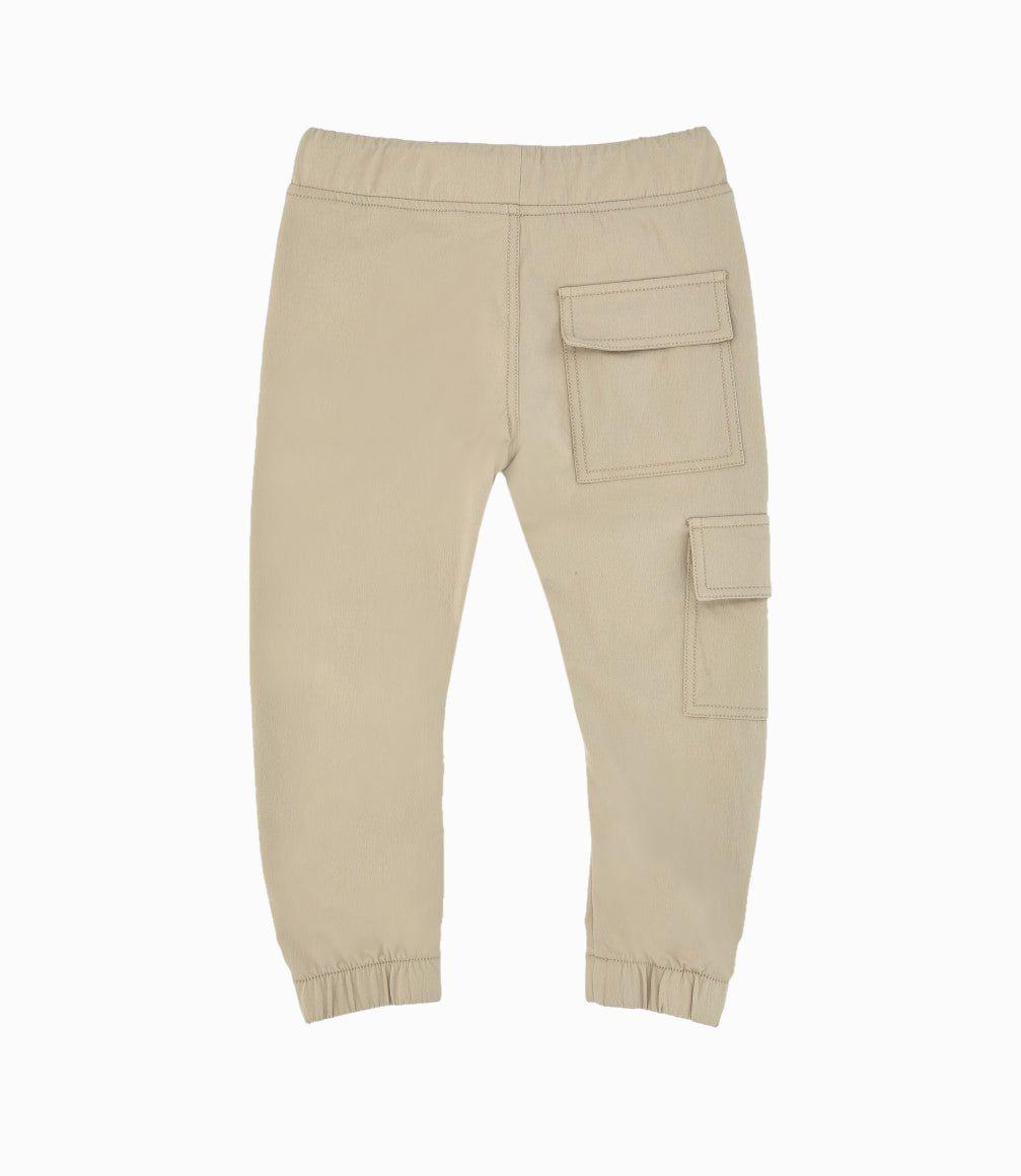 Pantalón niño cargo beige Black and Blue-1