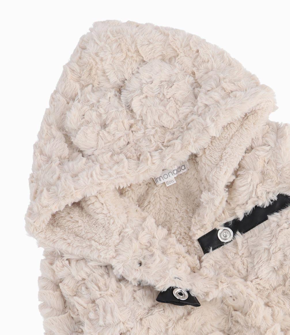 Abrigo Lovely Bear Bebé Crudo Limonada-2