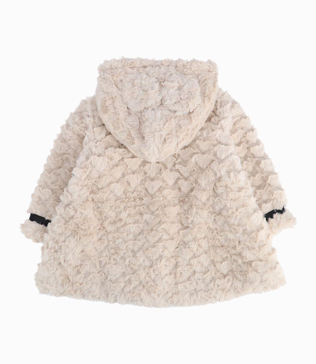 Abrigo Lovely Bear Bebé Crudo Limonada-1