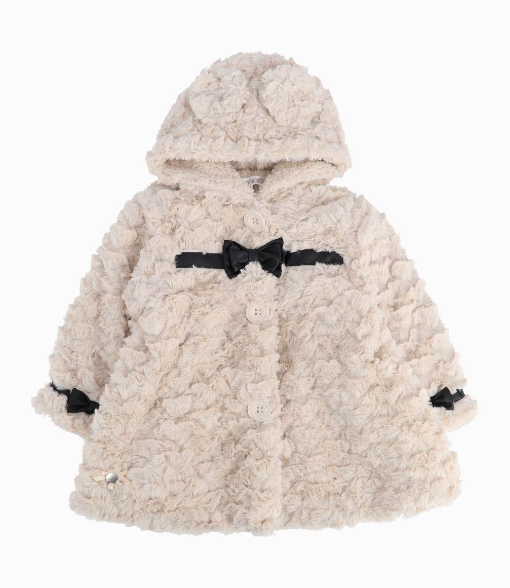 Abrigo Lovely Bear Bebé Crudo Limonada-0