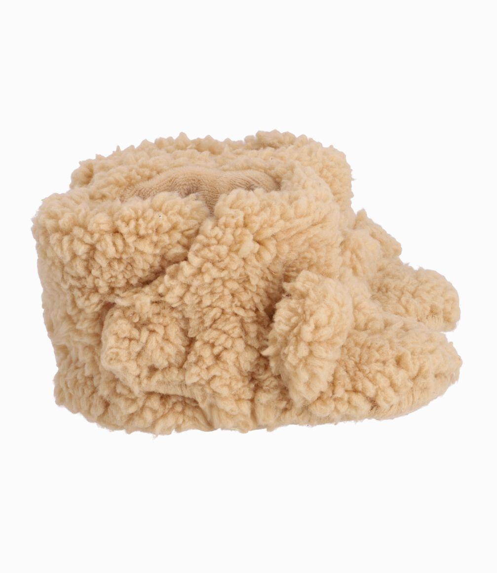Pantuflas Recién Nacido De Osito 4 Kids Beige-1