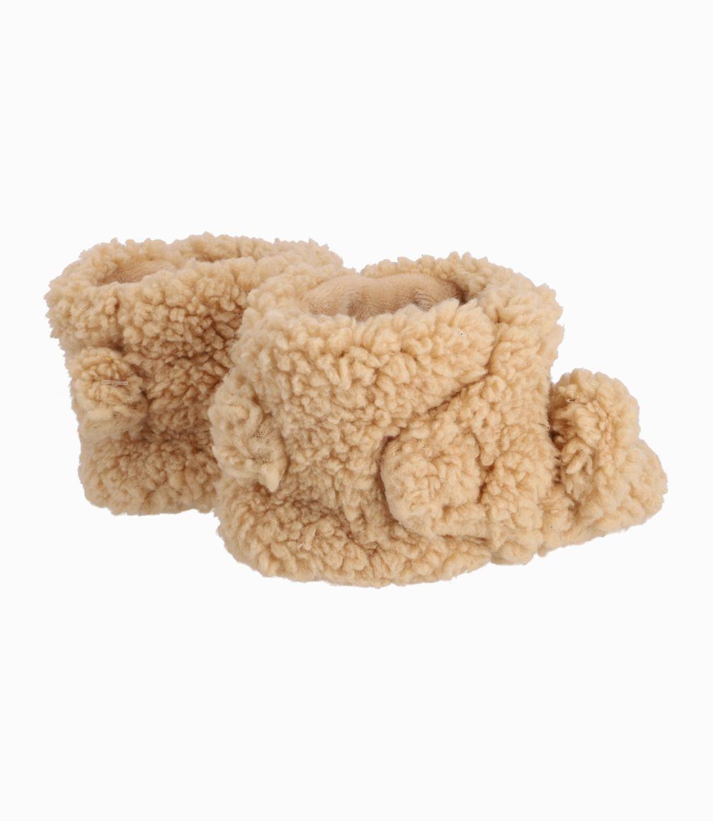 Pantuflas Recién Nacido De Osito 4 Kids Beige-2