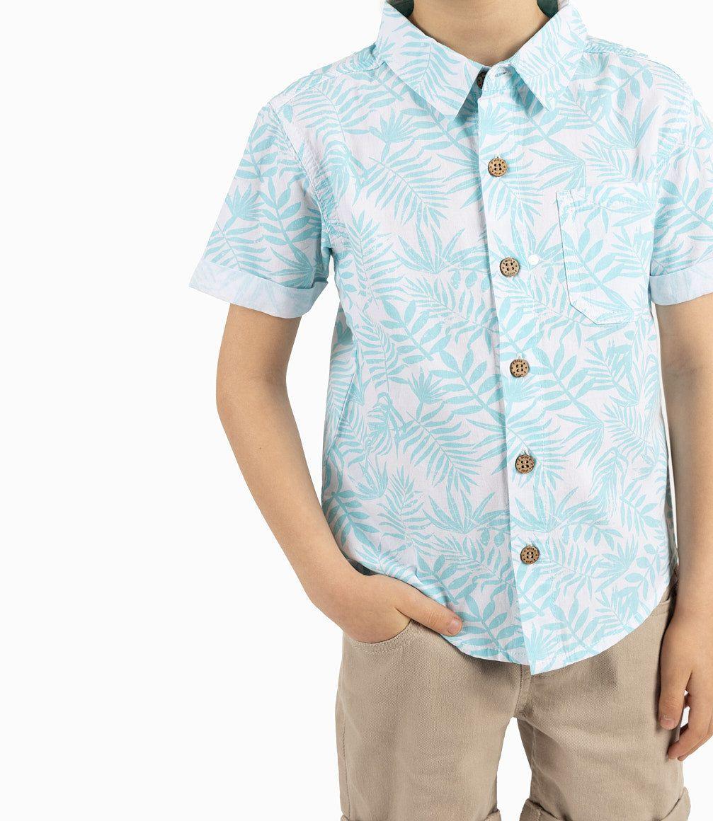 Camisa Niño Con Diseño Turquesa-1