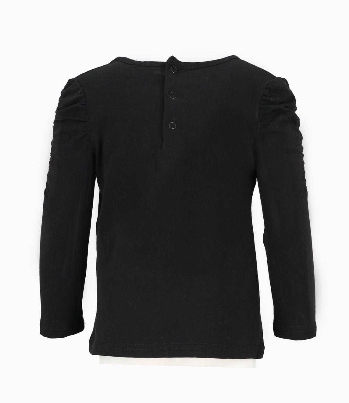Polera bebés con osito negro Limonada-1