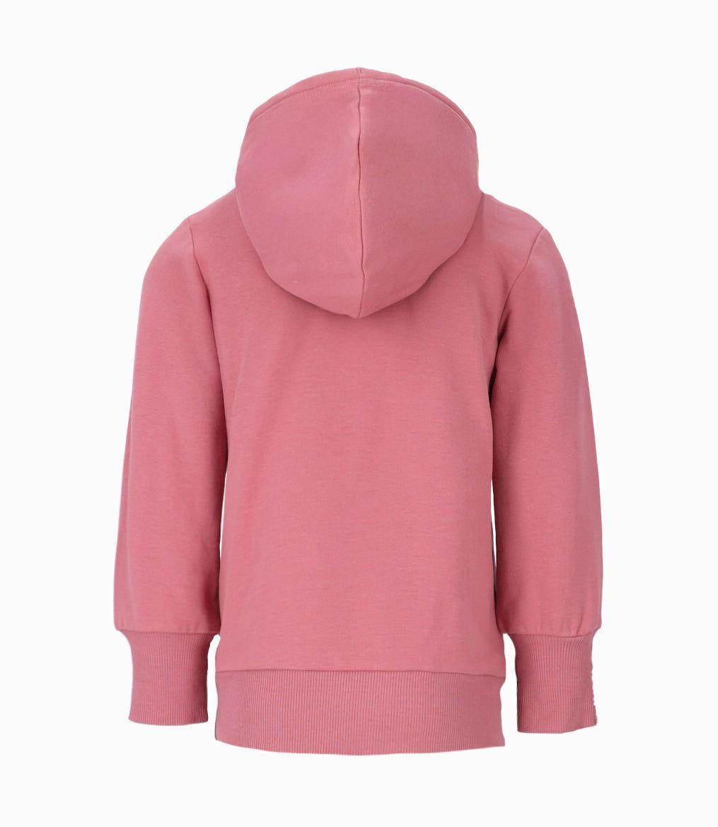 Polerón niña con perrito coral Limonada-1