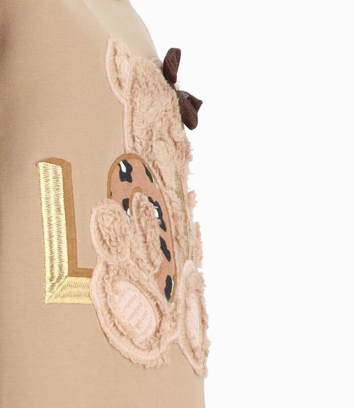 Conjunto niña love beige Limonada-2
