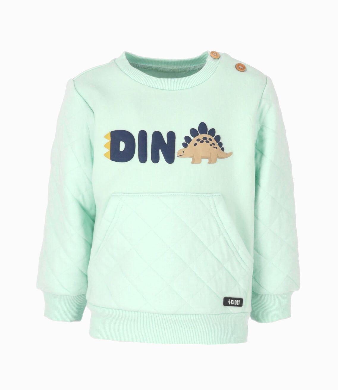 Polerón bebés dino menta 4 Kids-0