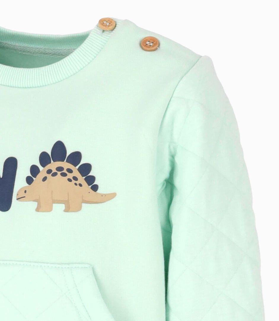 Polerón bebés dino menta 4 Kids-2