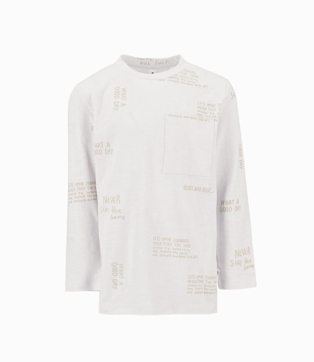 Polera Niño Básica Crudo-0