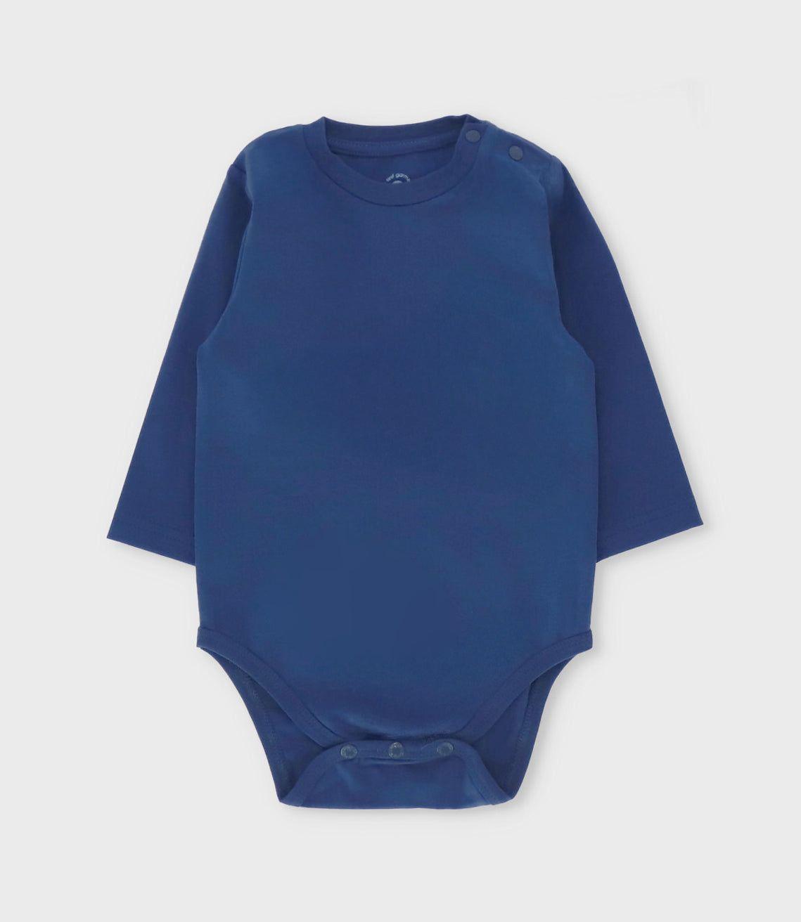 Conjunto recién nacido con body celeste Black and Blue-2