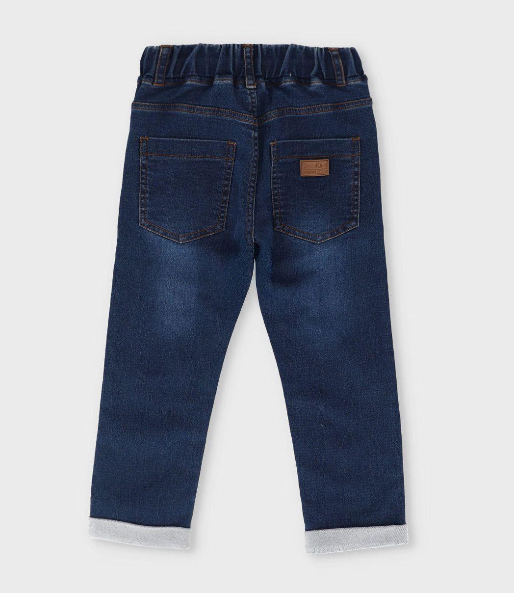 Jeans niño baggy azul Black and Blue-2
