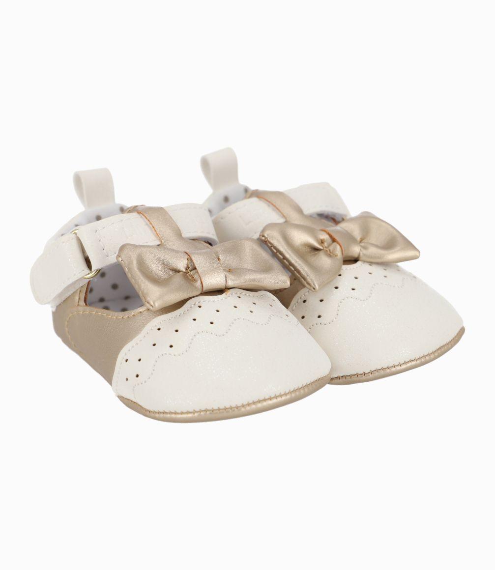 Bailarina Recién Nacida Con Lazo Limonada Dorado-0