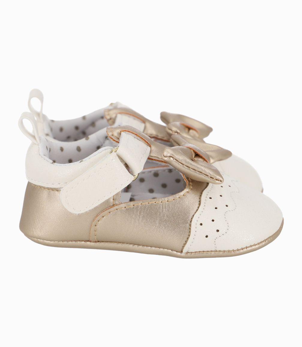 Bailarina Recién Nacida Con Lazo Limonada Dorado-1