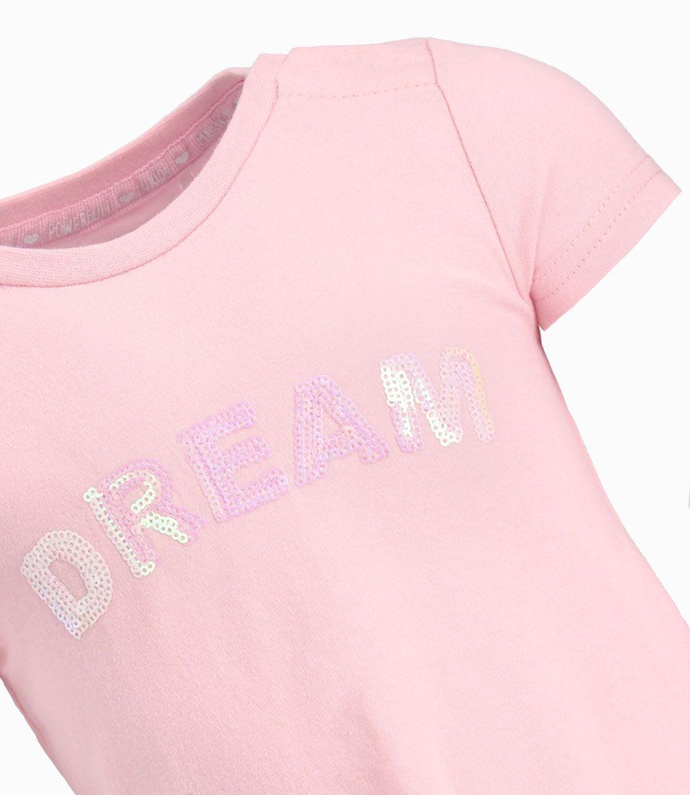 Polera Estampada Con Nudo Niña Algodón Rosado 4 Kids-1