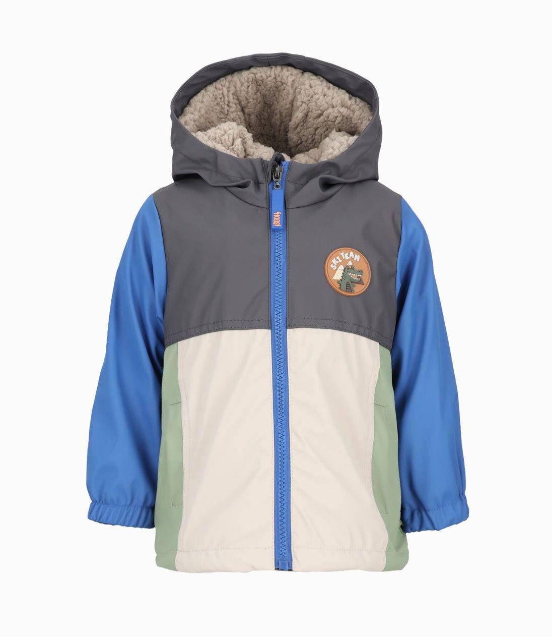 Chaqueta bebés impermeable gris 4 Kids-0
