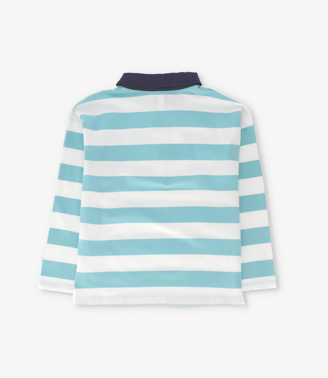 Polera manga larga niño con cuello menta Black and Blue-1