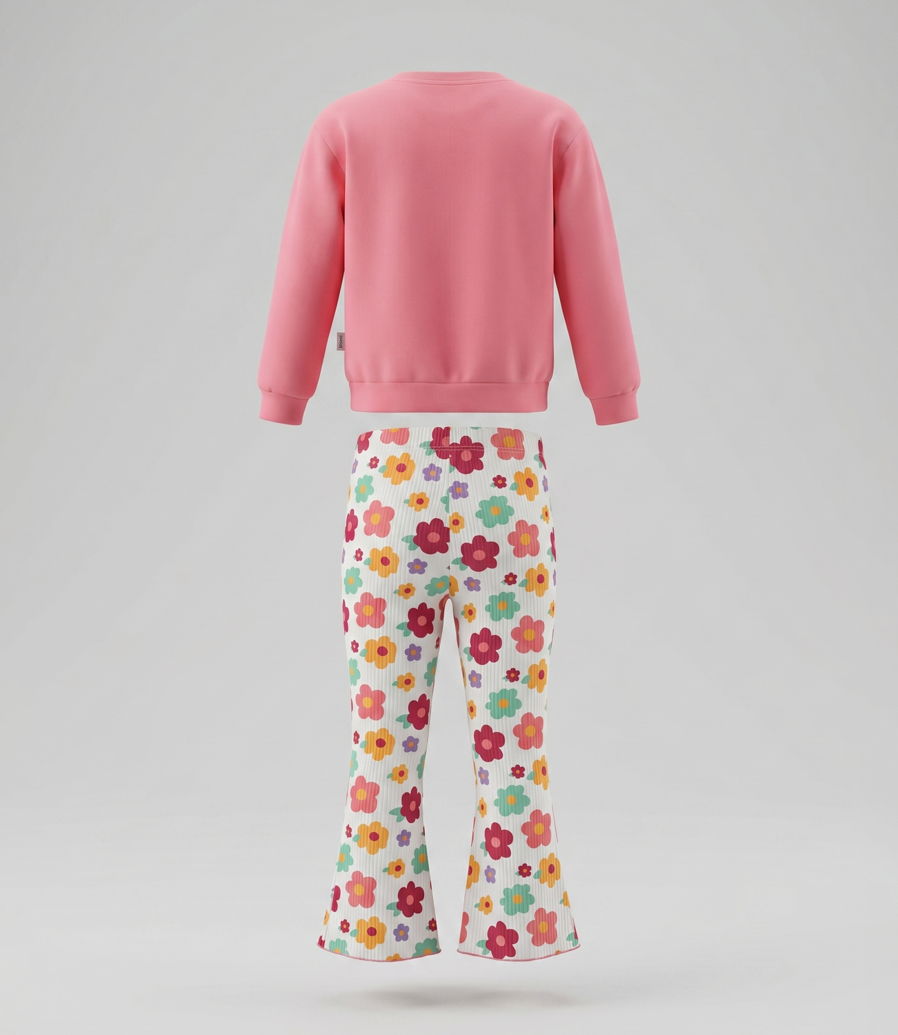 Conjunto polerón y calza niña  F11221270178 coral 4 Kids-2