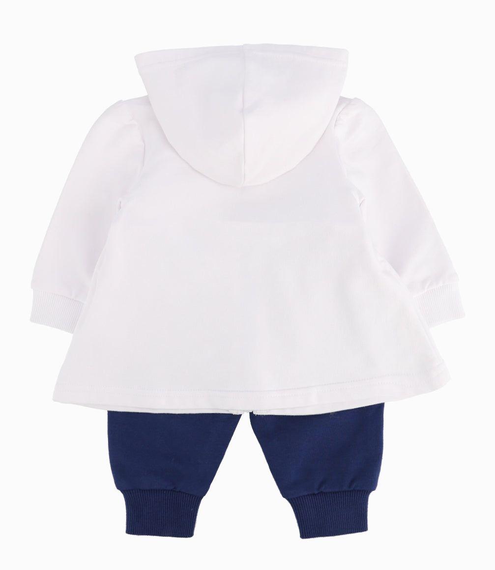 Conjunto Buzo Recién Nacida De Polerón Y Pantalón Azul Marino-2