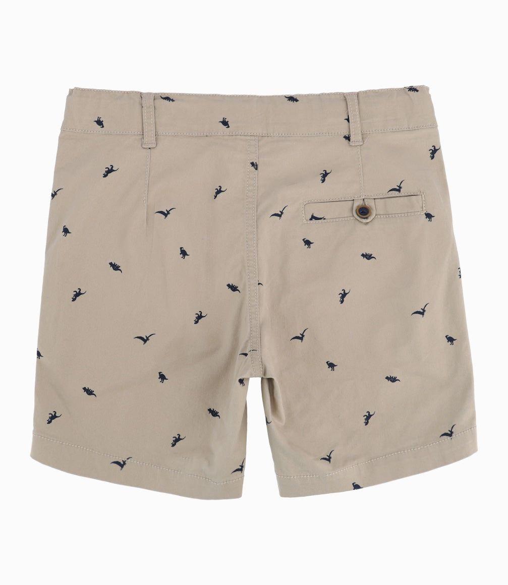 Bermuda Niño Con Suspensores Beige-2