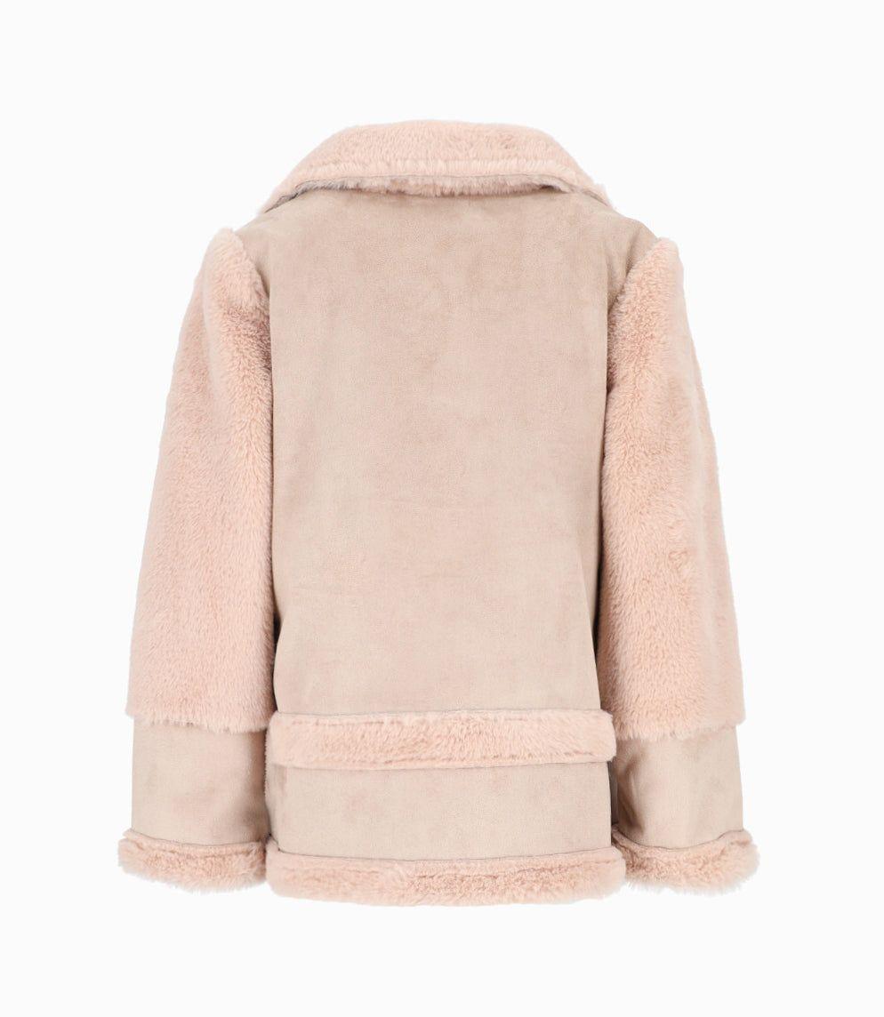 Chaqueta niña aviadora beige Limonada-1