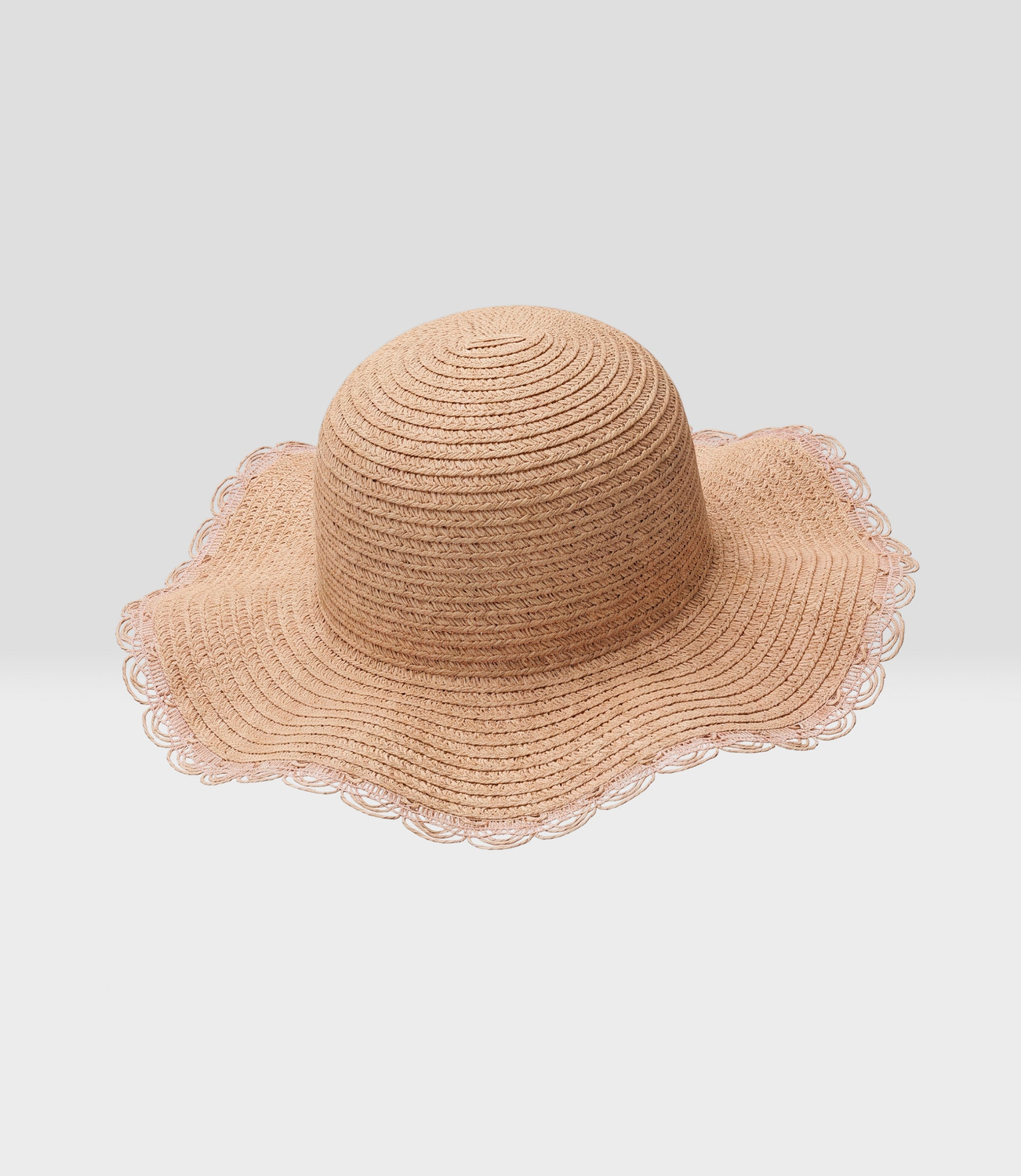Gorro niña con lazo L91621270102 rosado Limonada-1