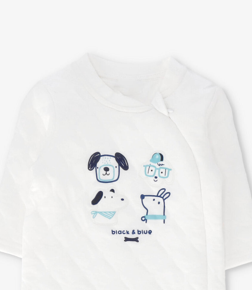 Enterito recién nacido con perritos crudo Black and Blue-3