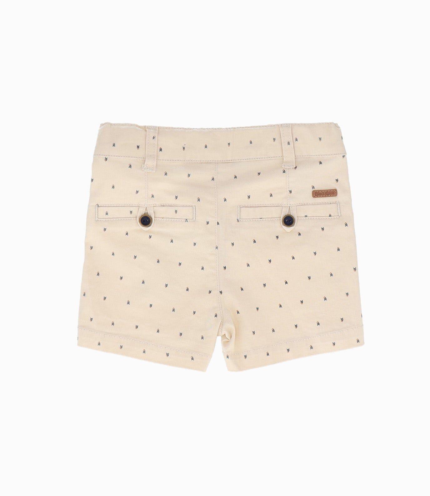 Bermuda bebé con estampado beige Black and Blue-1
