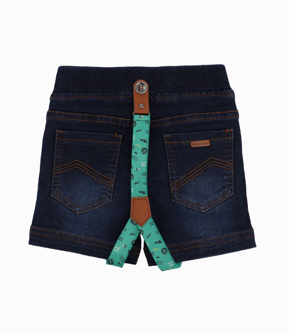 Bermuda Bebé Con Suspensores Desmotables-5