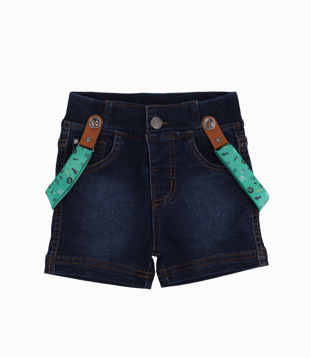 Bermuda Bebé Con Suspensores Desmotables-6
