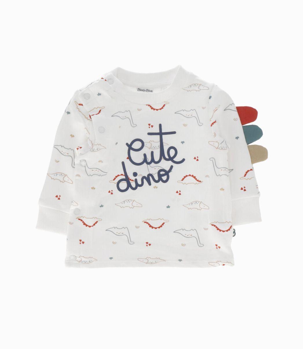 Conjunto buzo recién nacido blanco Black and Blue-1