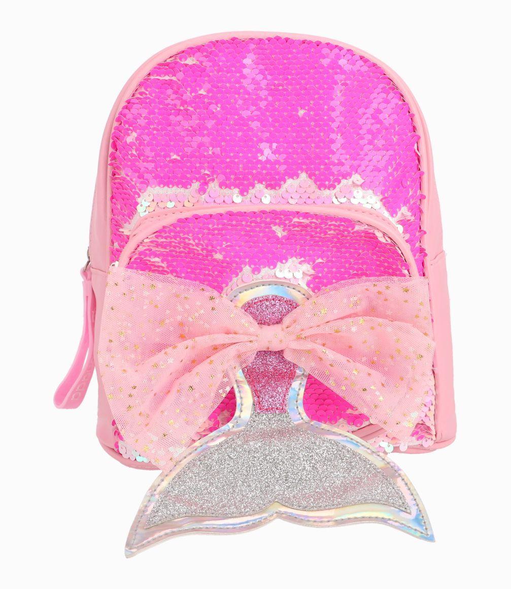 Cartera Niña Con Lentejuelas Limonada Rosado-1