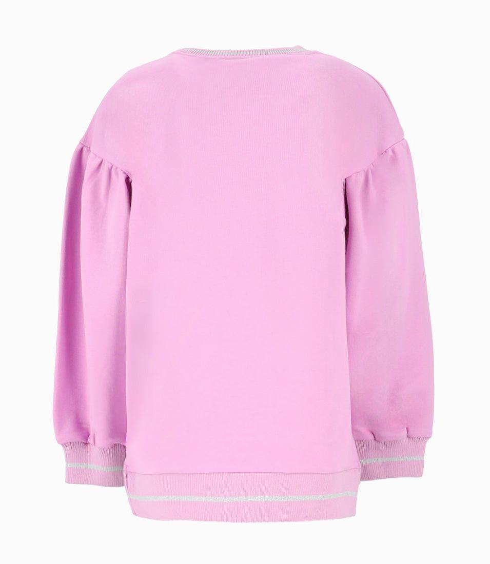 Polerón niña con conejo Morado LIMONADA-1