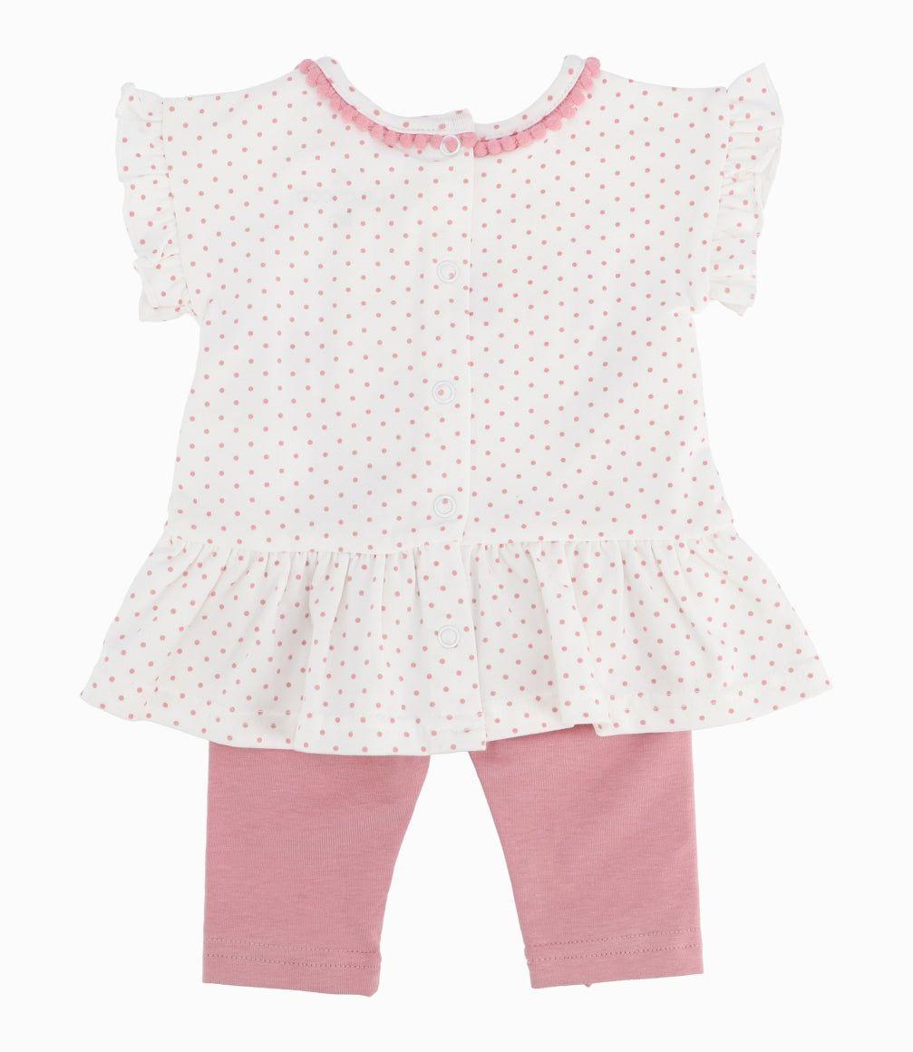 Conjunto Recién Nacida De Polera Y Calzas-2