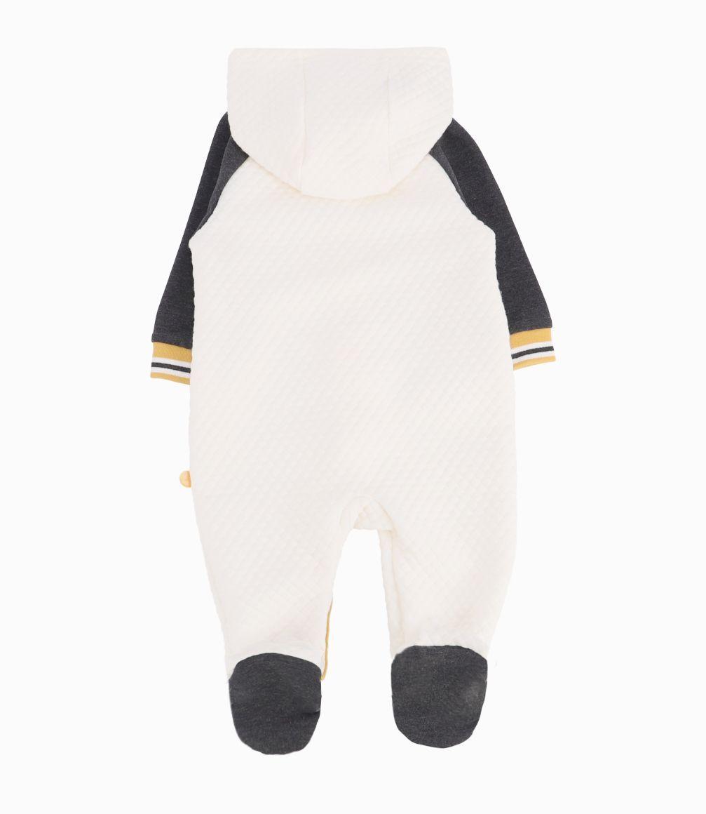 Enterito Recién Nacido Pinguino Abrigado B&B Crudo-1