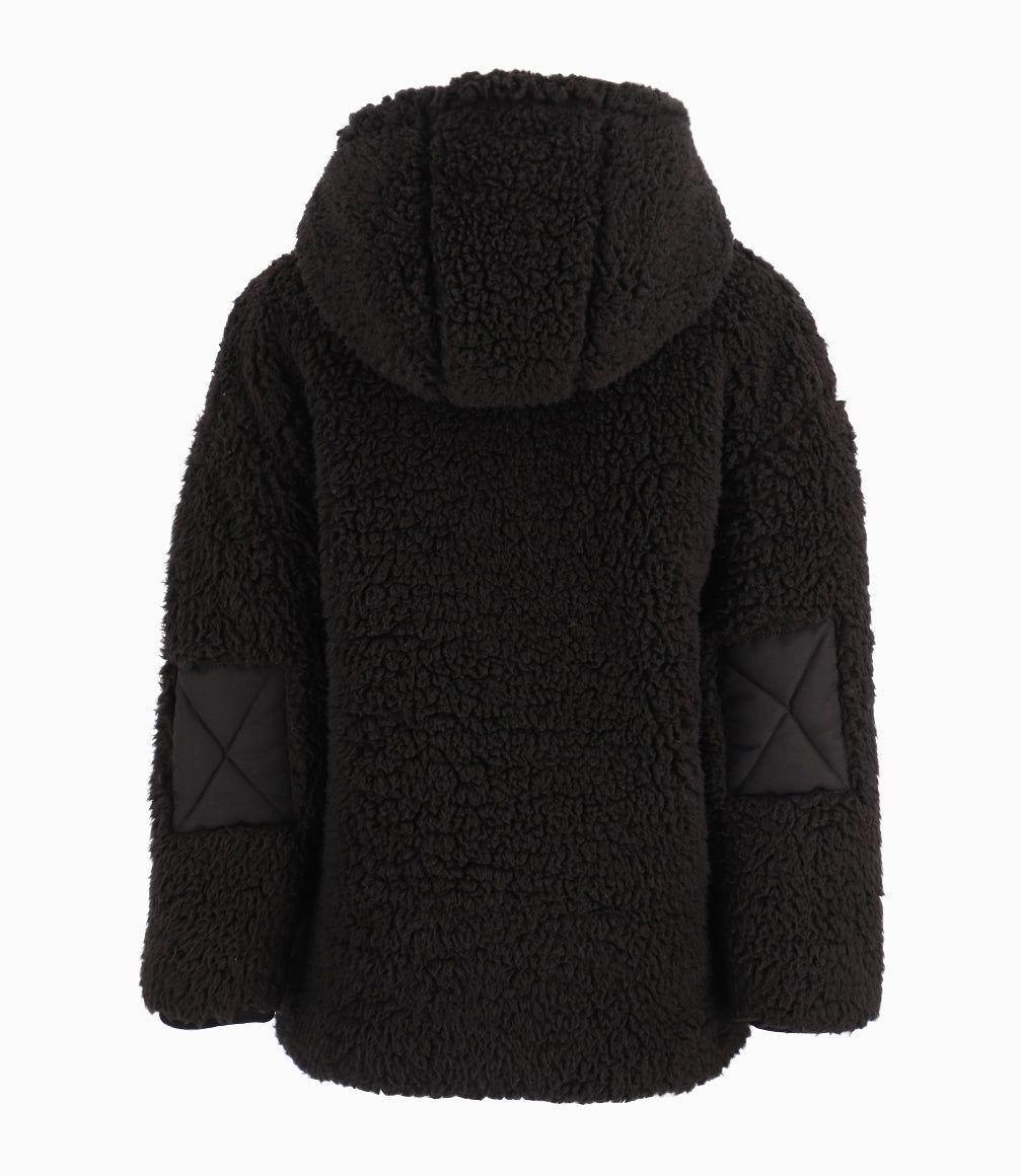 Polerón niño de polar negro Black and Blue-3