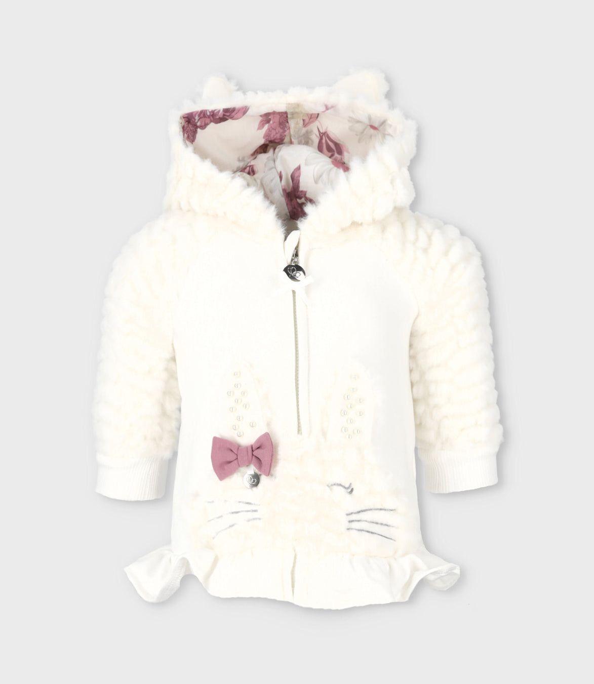 Polerón bebé con polar blanco Limonada-0