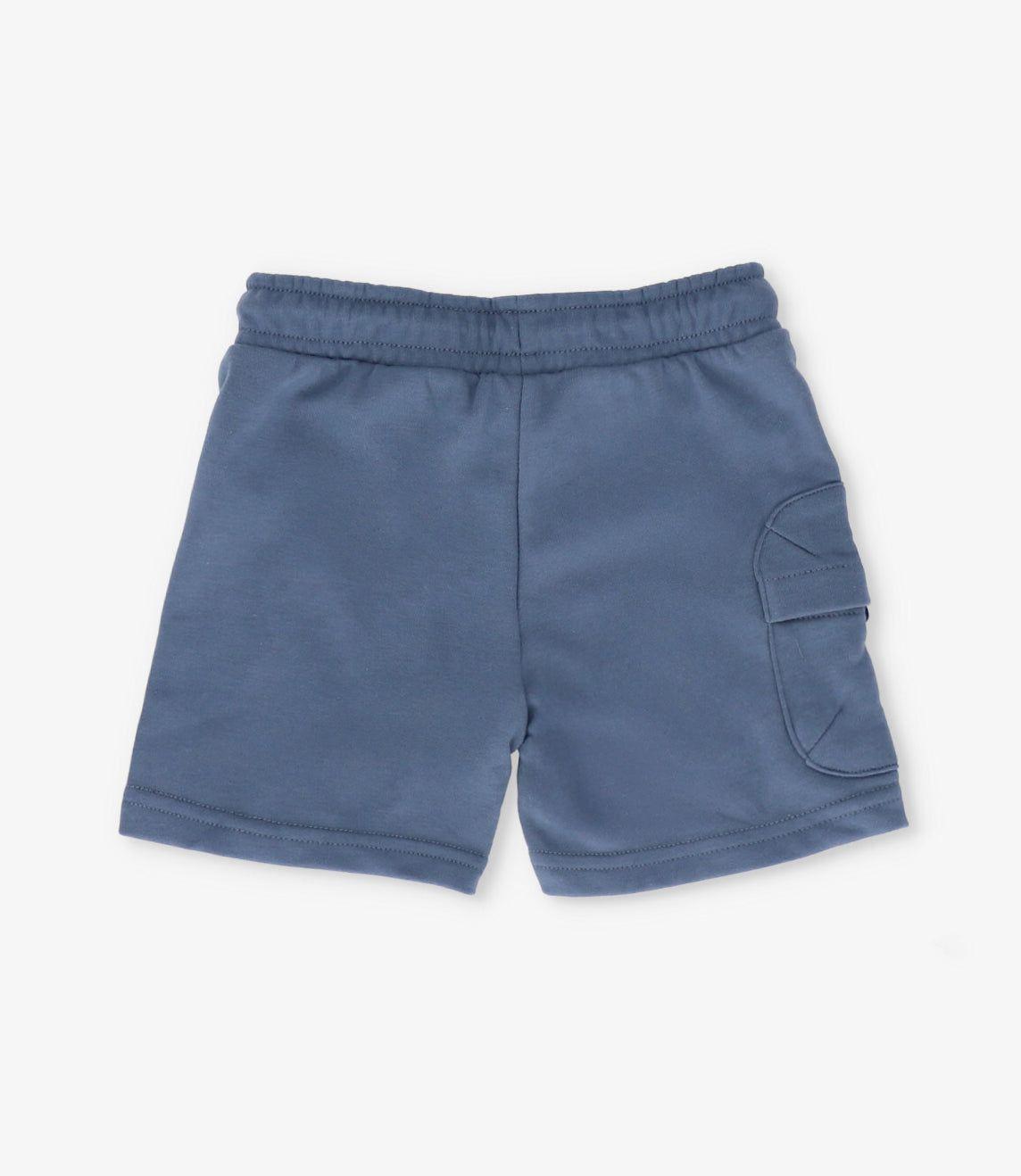 Bermuda niño cargo azul Black and Blue-1