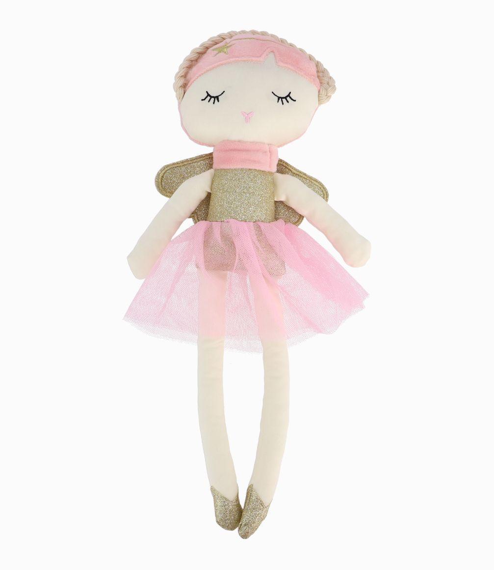 Muñeca Niña Hadita Con Alas 4 Kids Crudo-0