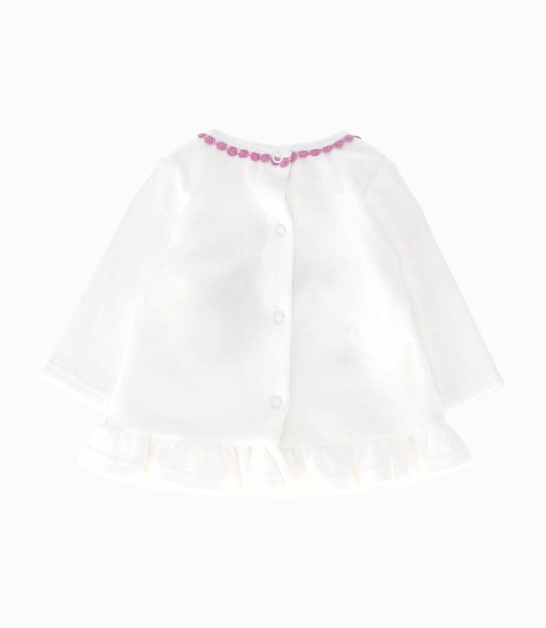 Conjunto recién nacida de polera y calzas Morado LIMONADA-2