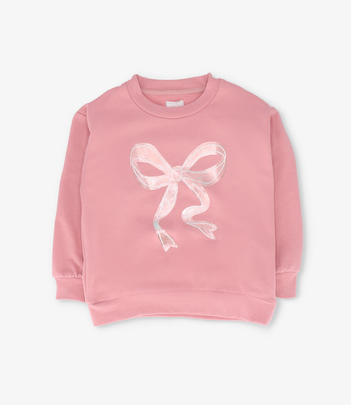 Polerón niña con lazo rosado 4 Kids-0
