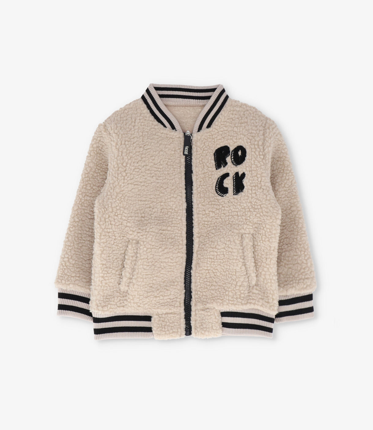 Chaqueta bebé bomber beige 4 Kids-1